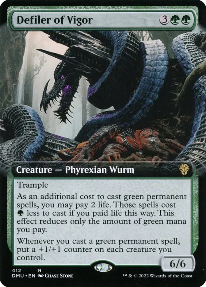 Card image of Defiler of Vigor