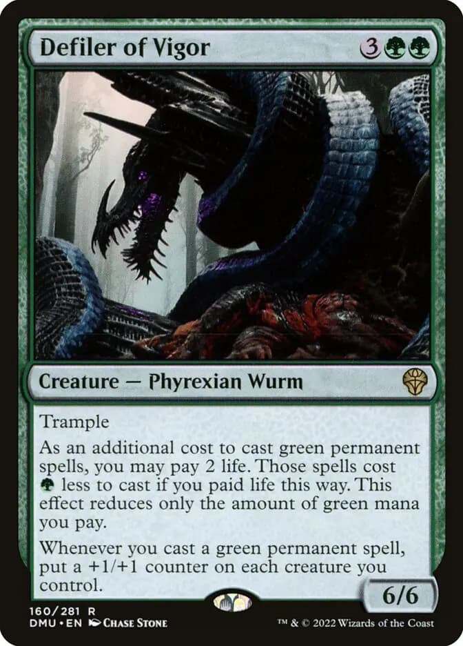 Card image of Defiler of Vigor