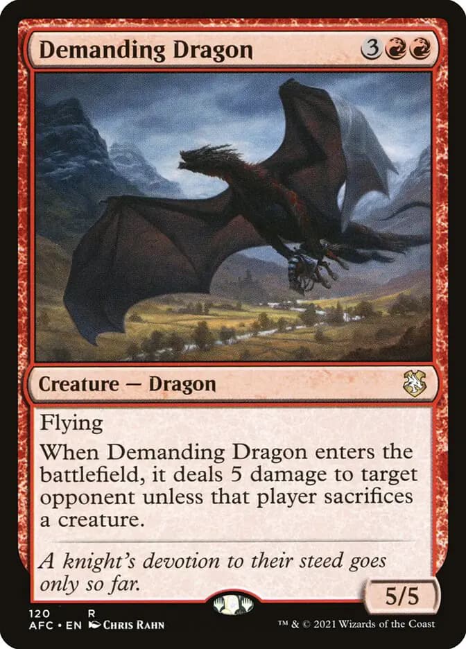 Card image of Demanding Dragon