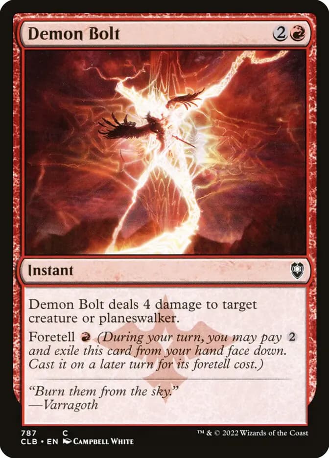 Card image of Demon Bolt