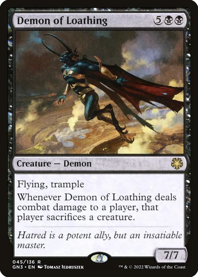 Card image of Demon of Loathing