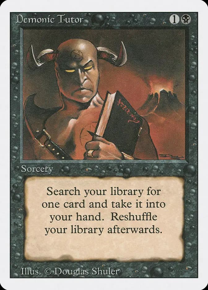 Card image of Demonic Tutor