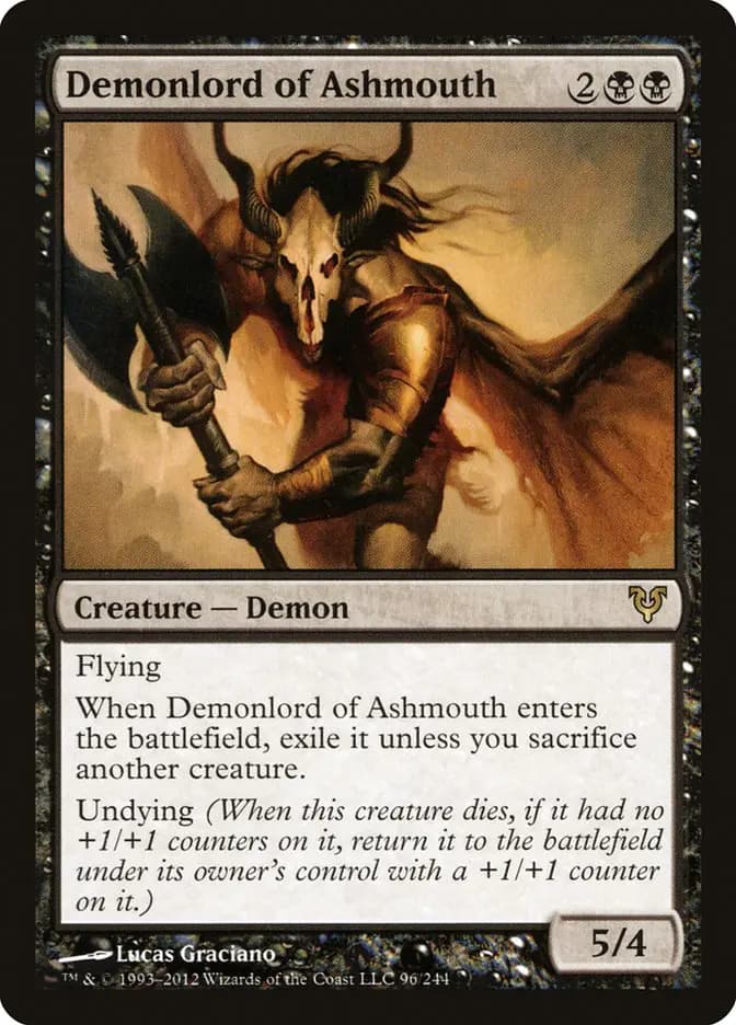 Card image of Demonlord of Ashmouth