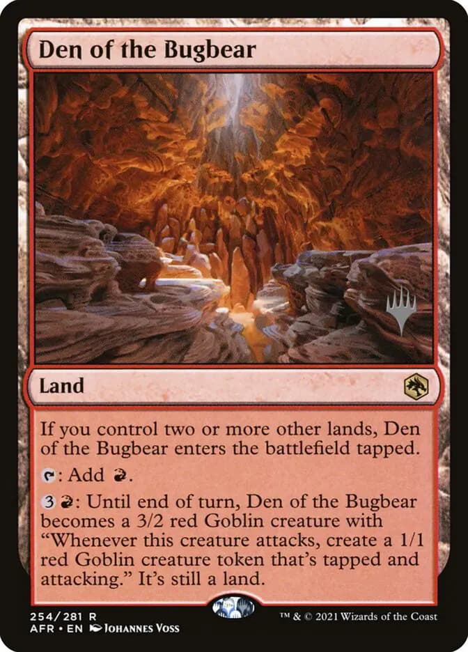Card image of Den of the Bugbear