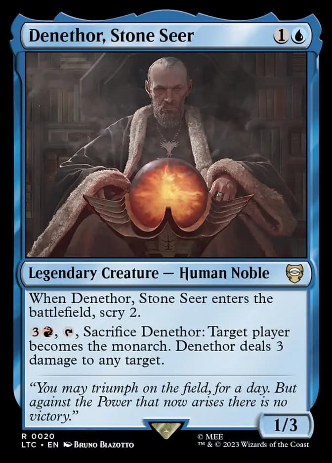 Card image of Denethor, Stone Seer