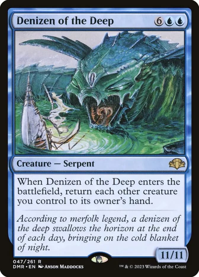 Card image of Denizen of the Deep