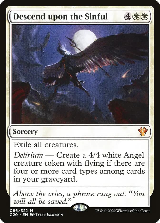 Card image of Descend upon the Sinful