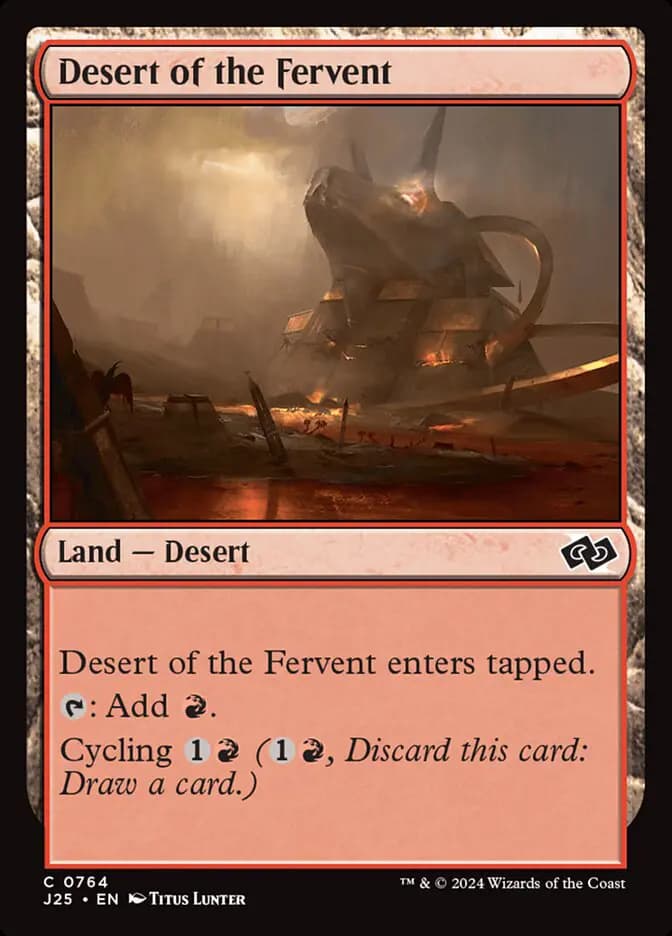 Card image of Desert of the Fervent