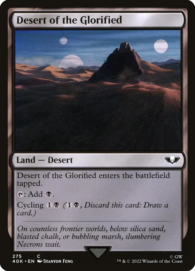 Card image of Desert of the Glorified