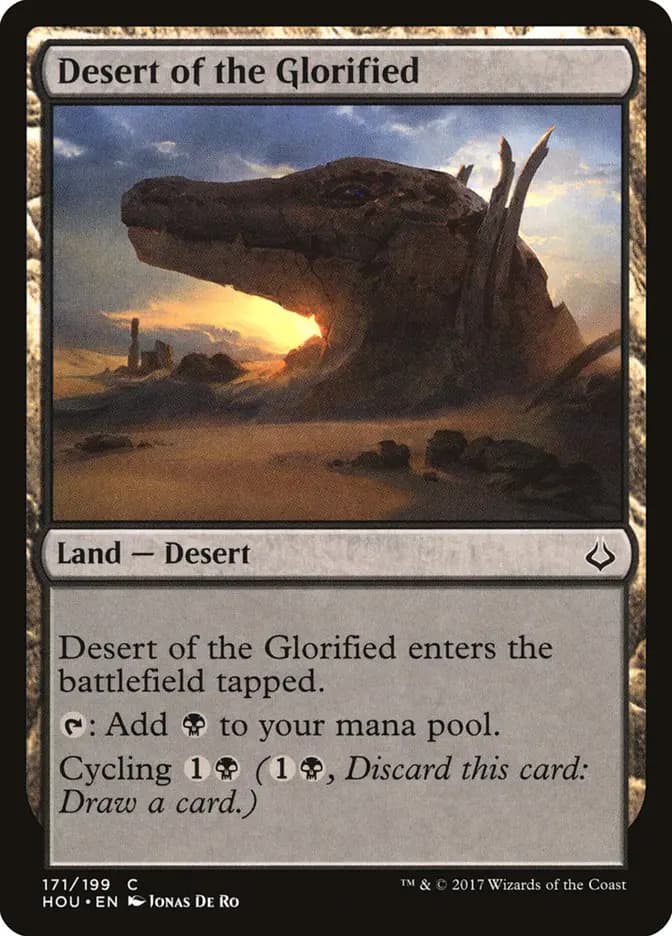 Card image of Desert of the Glorified