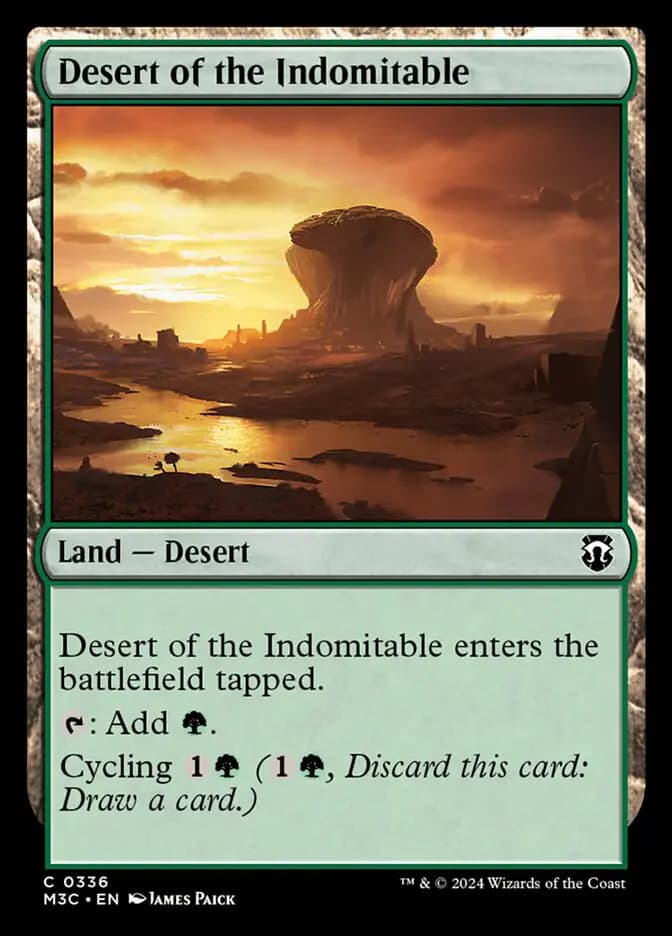 Card image of Desert of the Indomitable