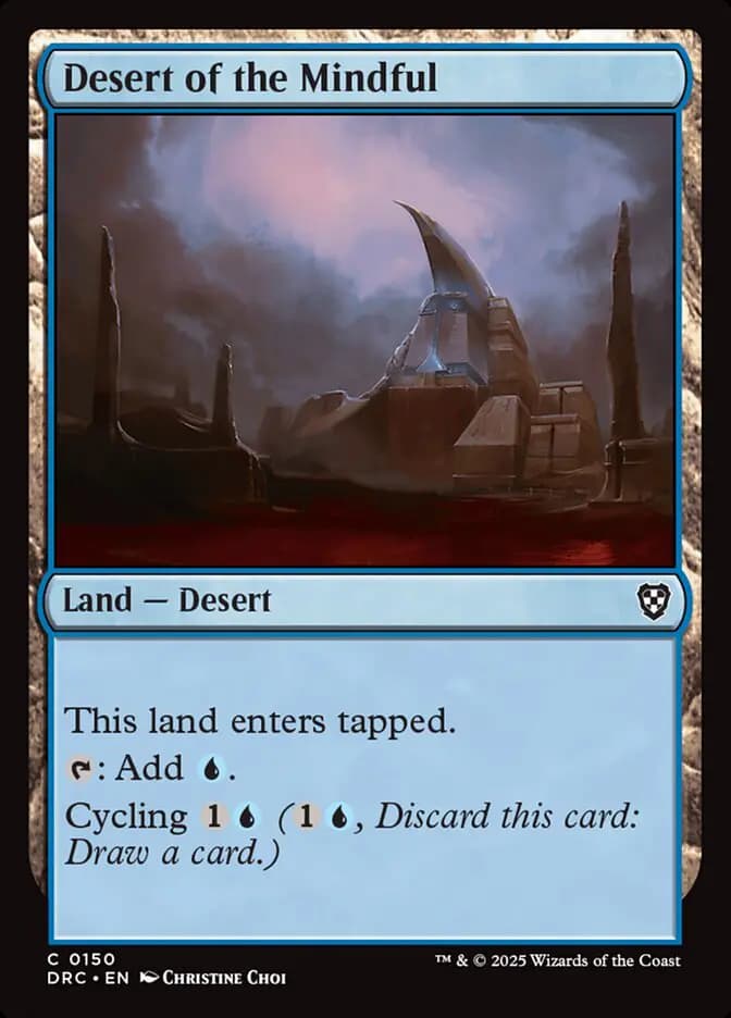 Card image of Desert of the Mindful