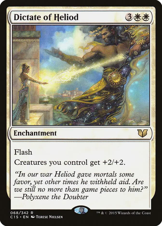 Card image of Dictate of Heliod