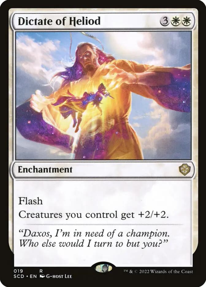 Card image of Dictate of Heliod