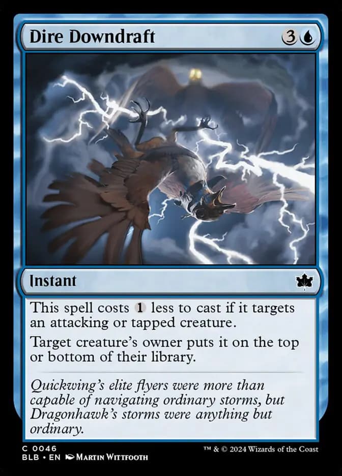 Card image of Dire Downdraft