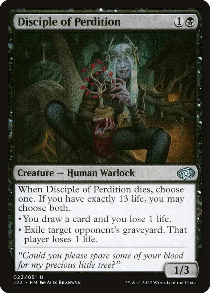 Card image of Disciple of Perdition