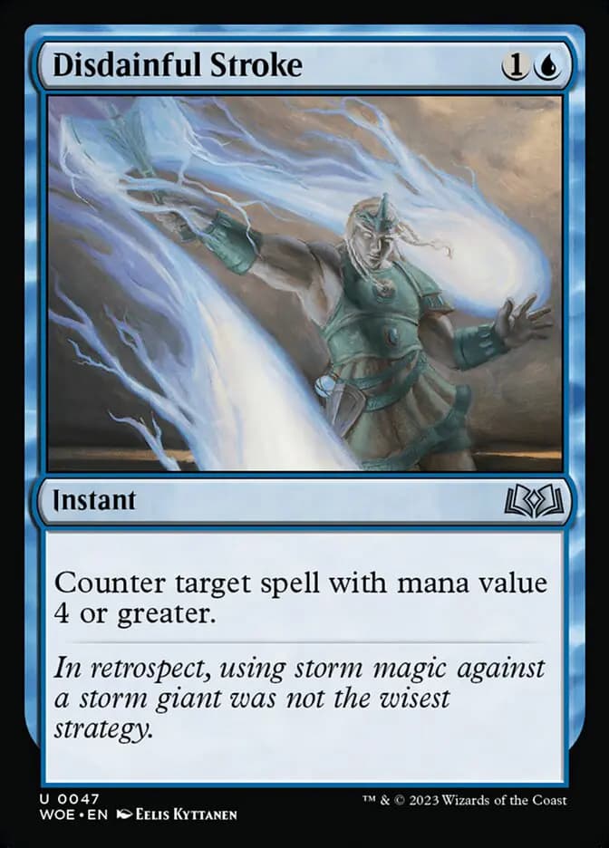 Card image of Disdainful Stroke