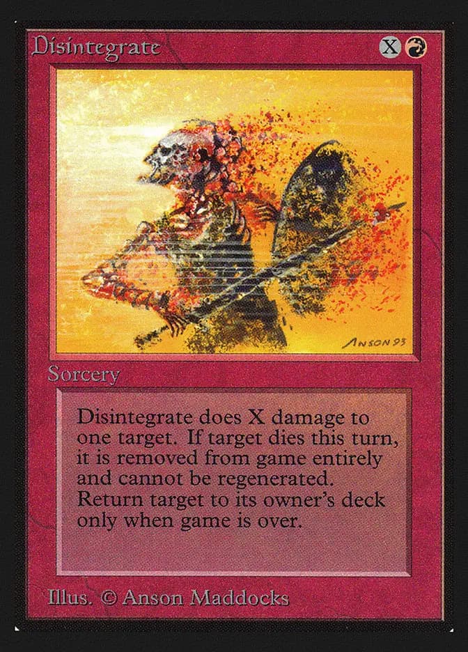 Card image of Disintegrate