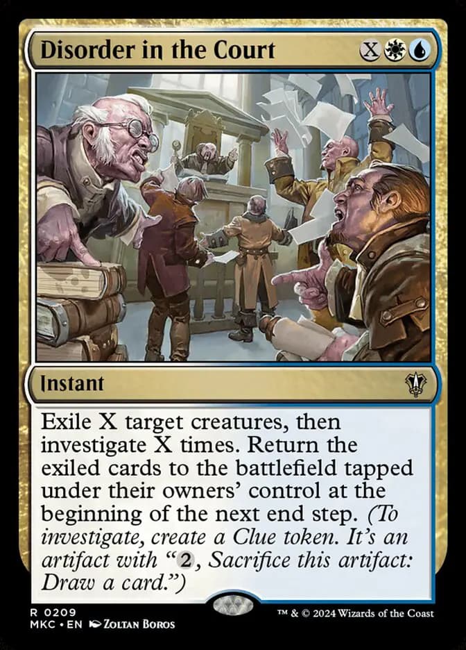 Card image of Disorder in the Court