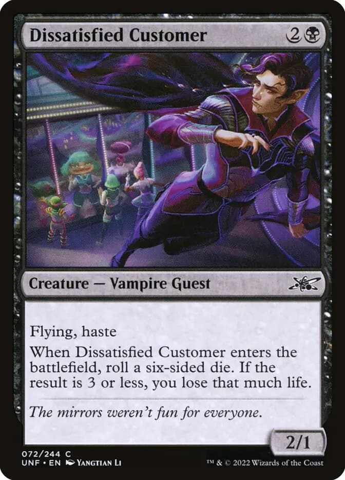 Card image of Dissatisfied Customer