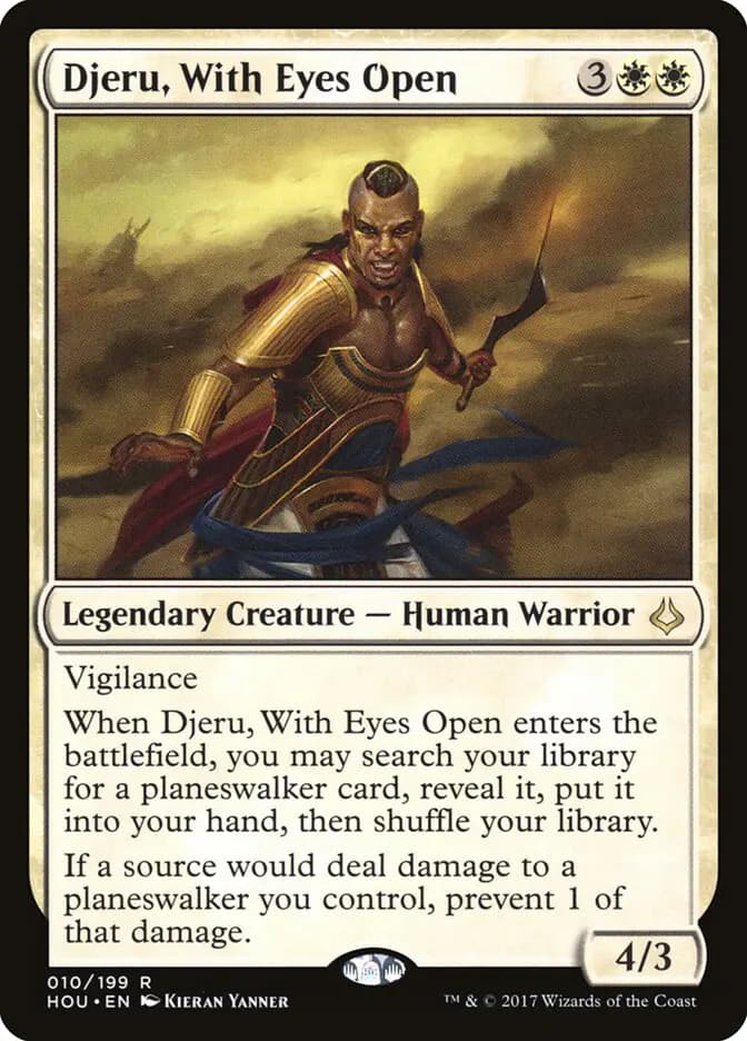 Card image of Djeru, With Eyes Open