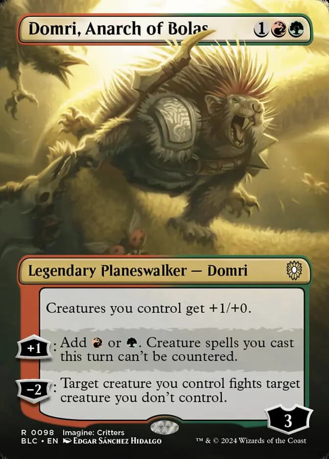 Card image of Domri, Anarch of Bolas