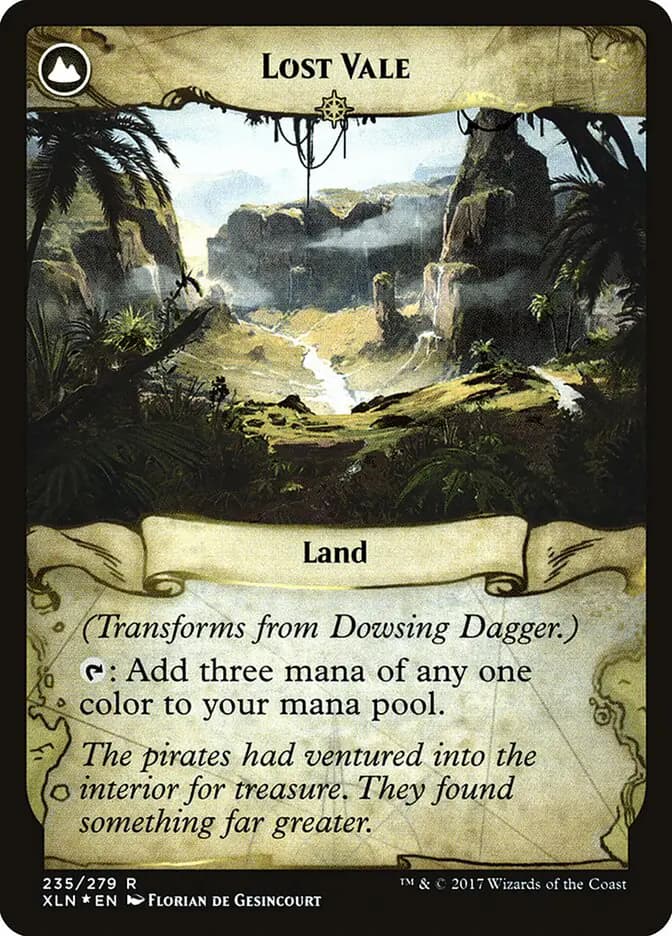 Card image of Dowsing Dagger / Lost Vale