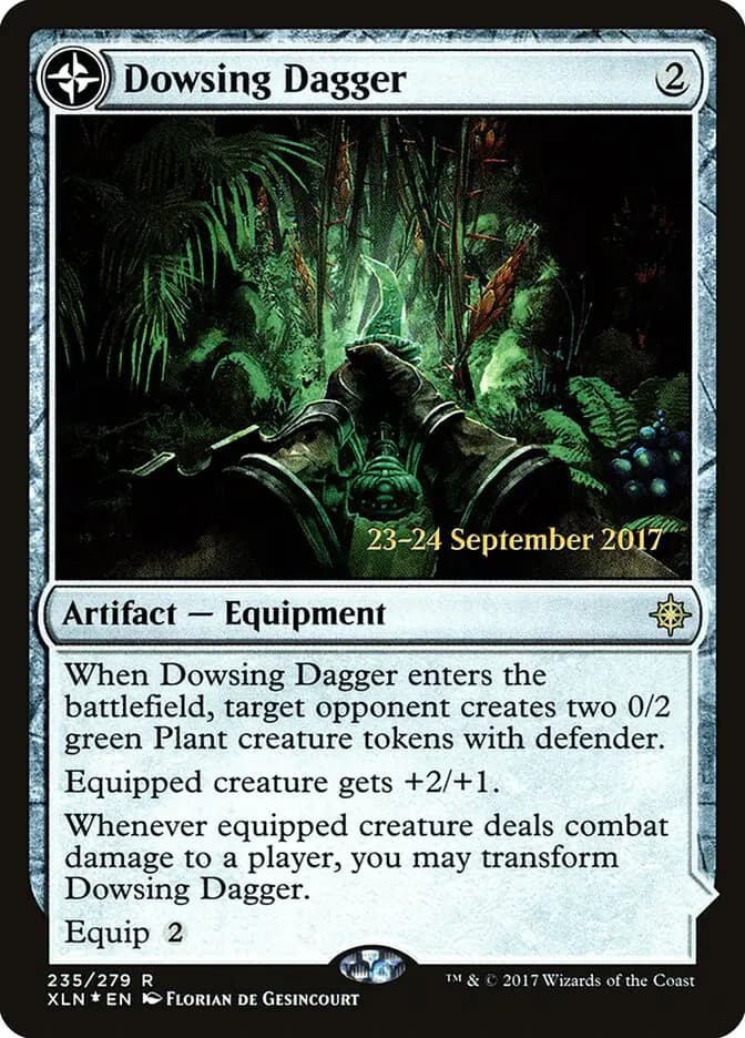 Card image of Dowsing Dagger / Lost Vale