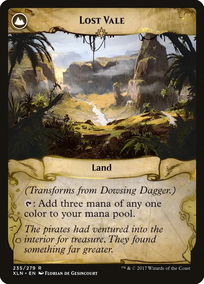 Card image of Dowsing Dagger / Lost Vale