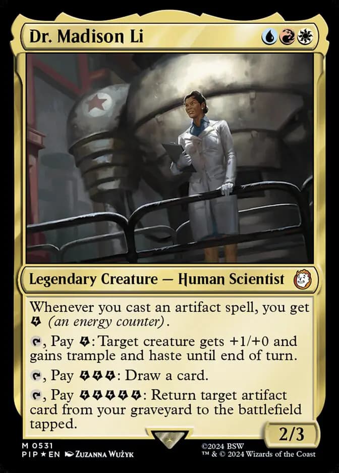 Card image of Dr. Madison Li