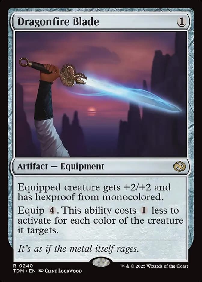 Card image of Dragonfire Blade