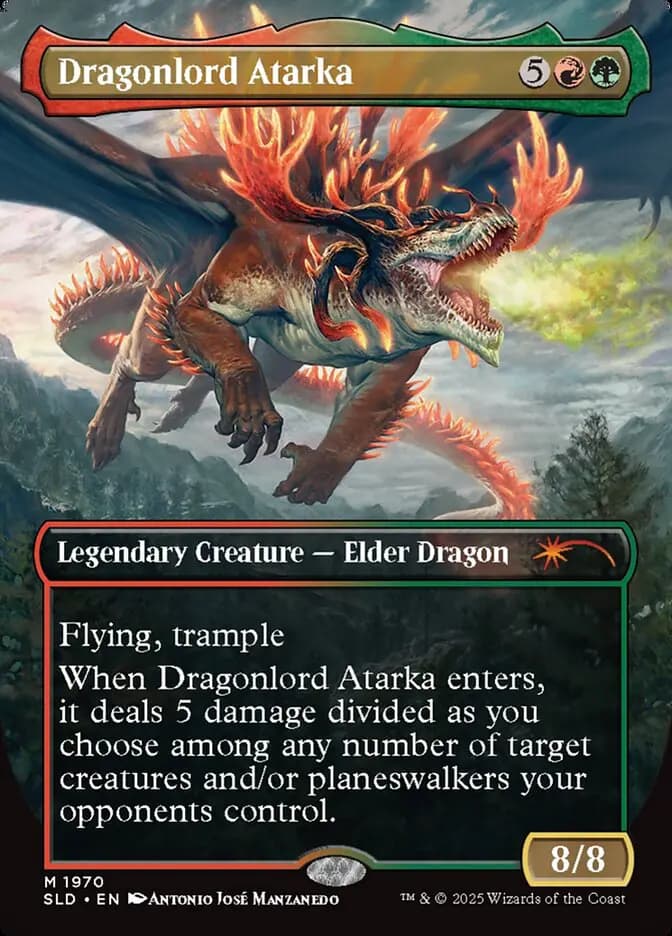 Card image of Dragonlord Atarka / Dragonlord Atarka