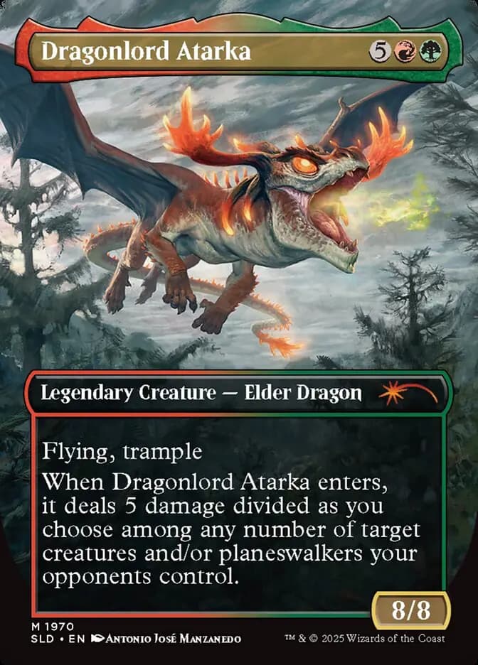 Card image of Dragonlord Atarka / Dragonlord Atarka