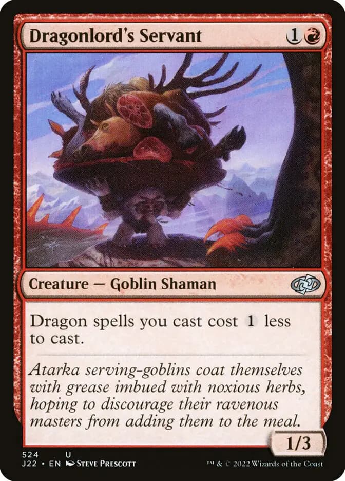 Card image of Dragonlord's Servant