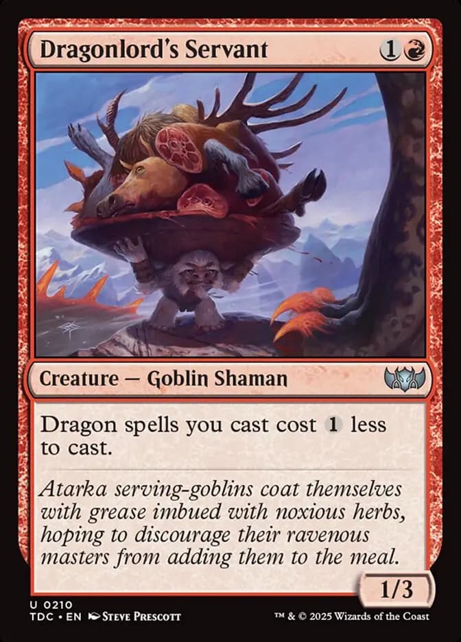 Card image of Dragonlord's Servant