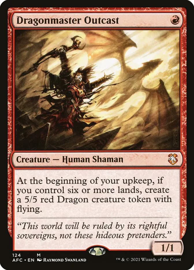 Card image of Dragonmaster Outcast