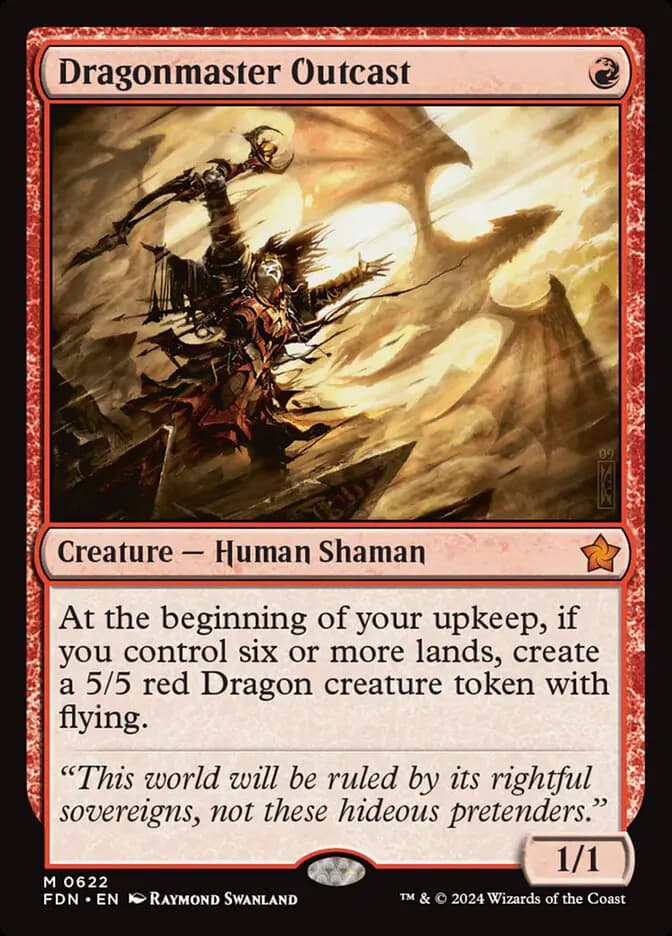 Card image of Dragonmaster Outcast