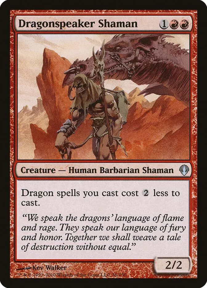 Card image of Dragonspeaker Shaman