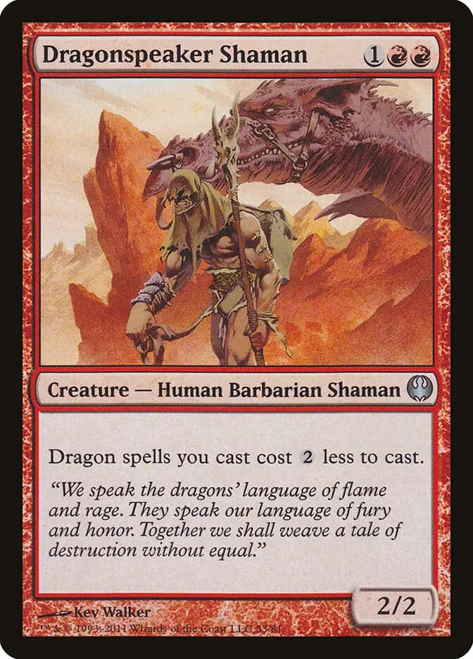 Card image of Dragonspeaker Shaman