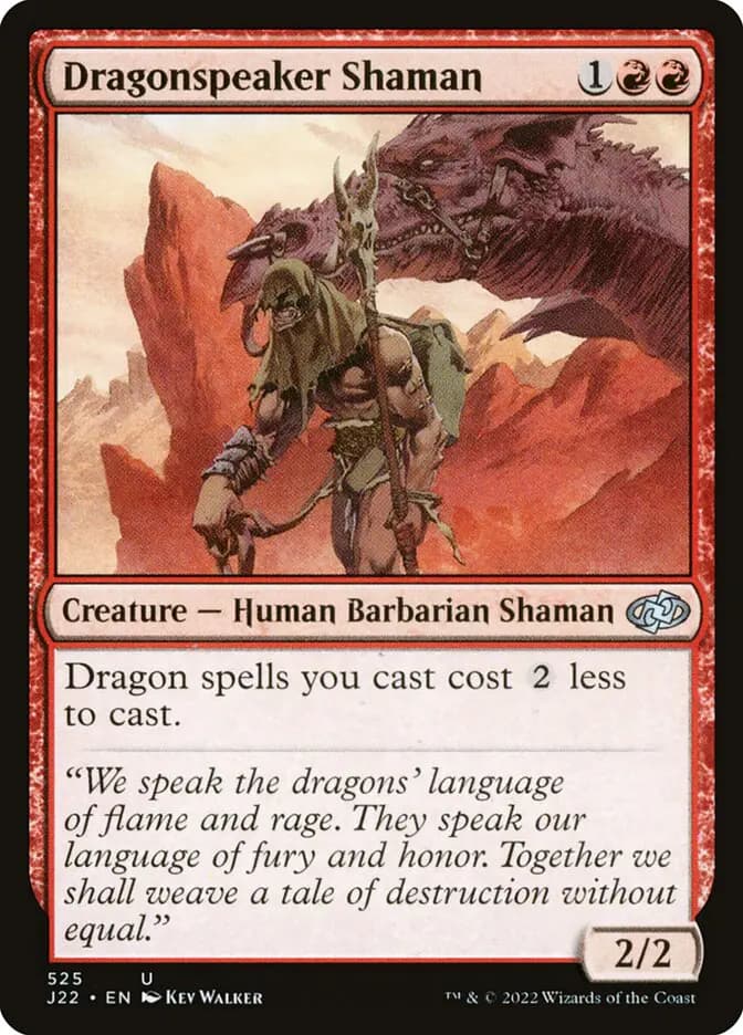 Card image of Dragonspeaker Shaman