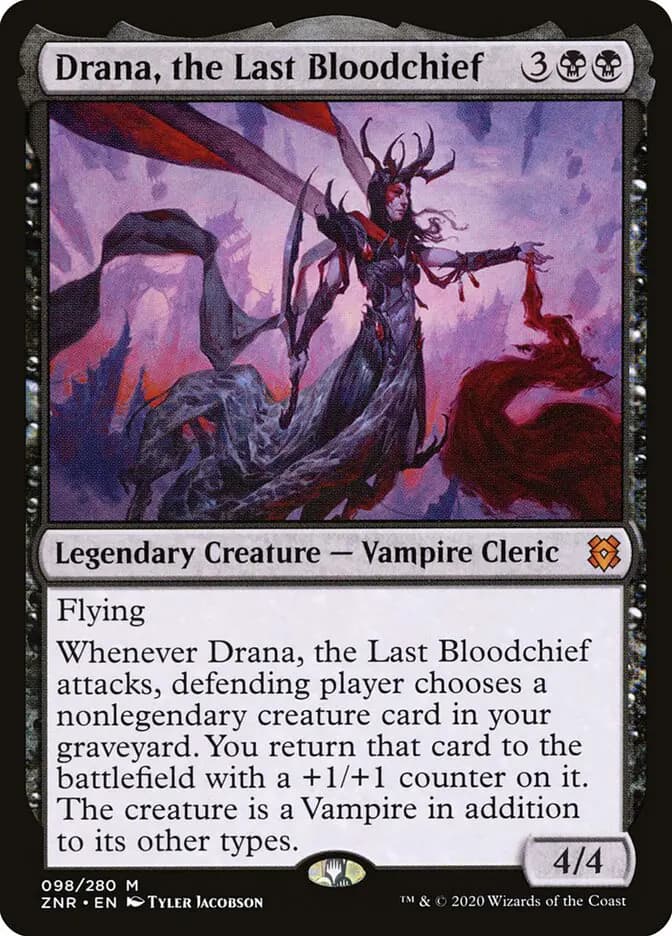 Card image of Drana, the Last Bloodchief