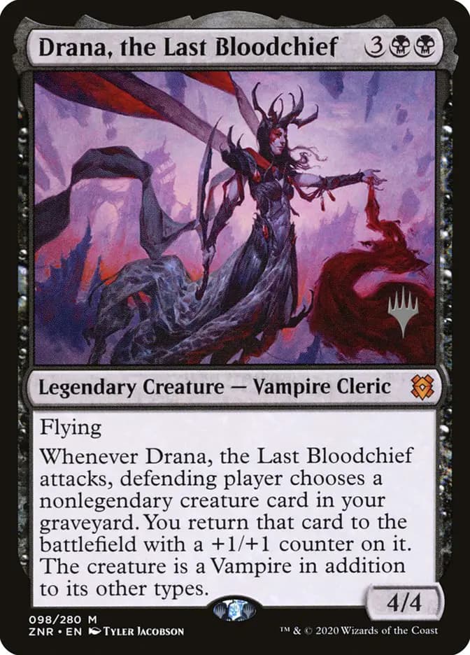 Card image of Drana, the Last Bloodchief