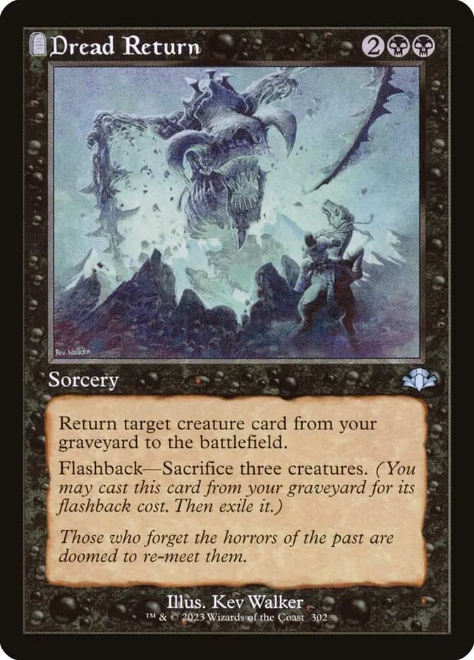 Card image of Dread Return