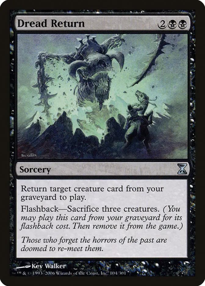 Card image of Dread Return