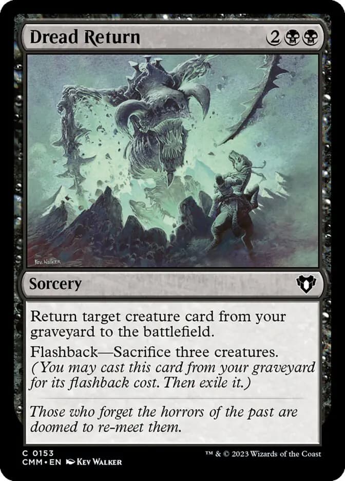 Card image of Dread Return
