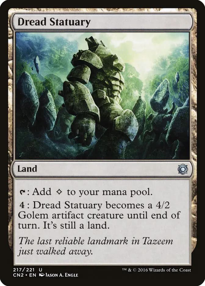 Card image of Dread Statuary