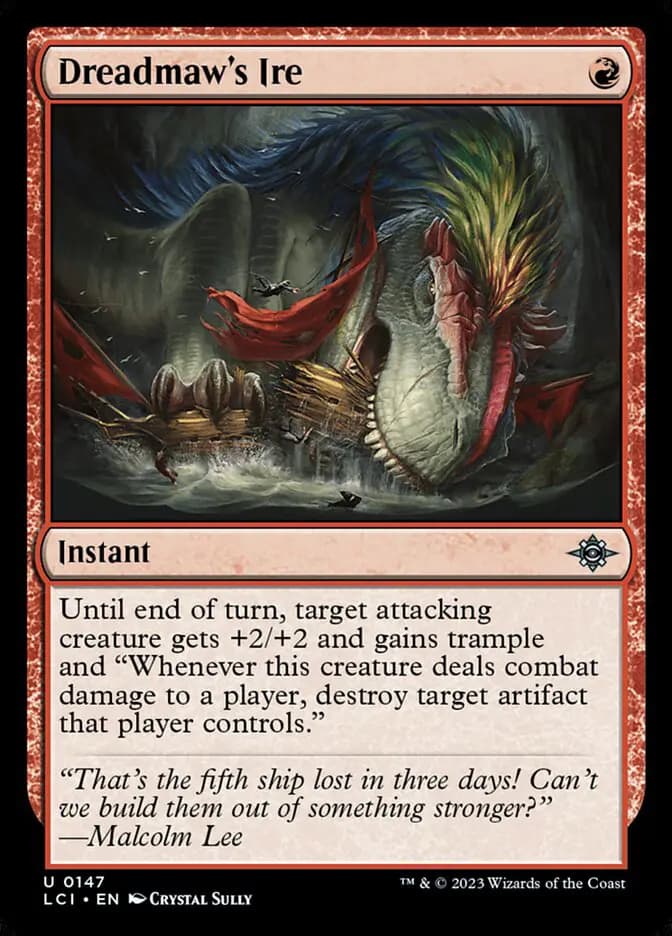 Card image of Dreadmaw's Ire