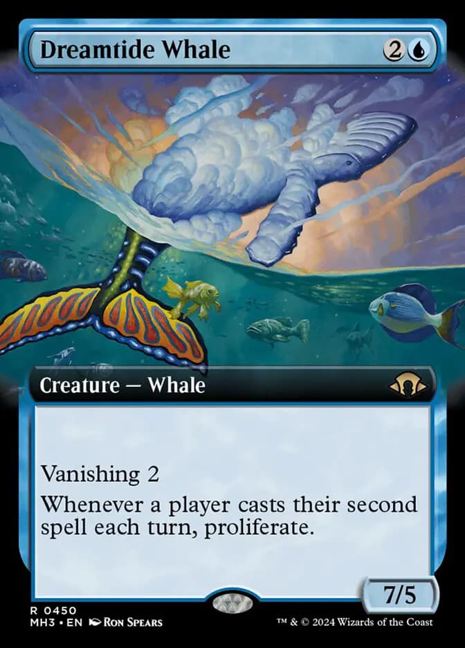 Card image of Dreamtide Whale