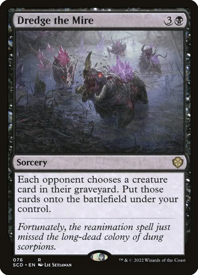 Card image of Dredge the Mire