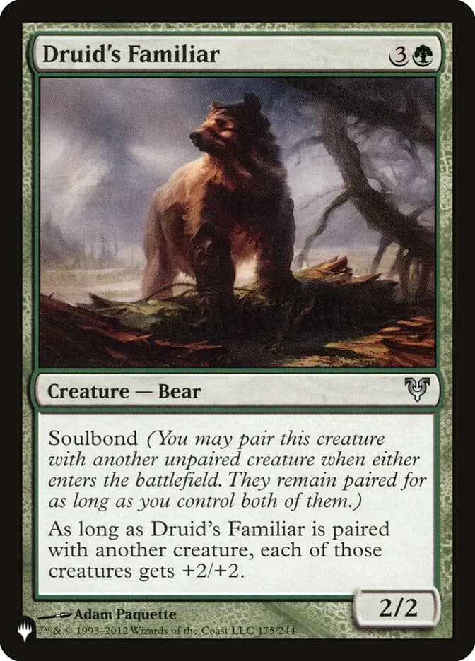 Card image of Druid's Familiar